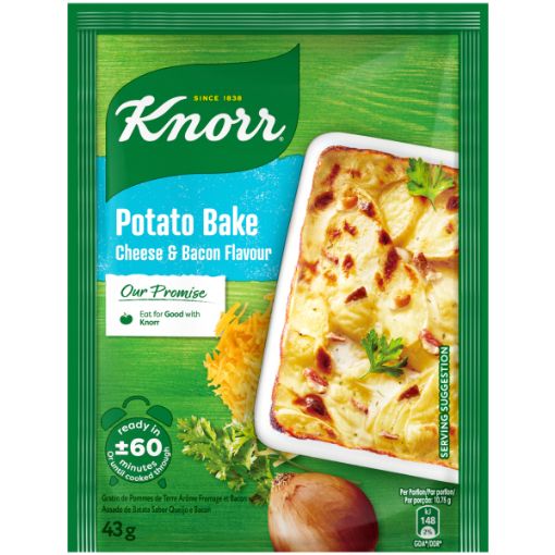 KNORR POTATO BAKE CHSE&BACON 43G