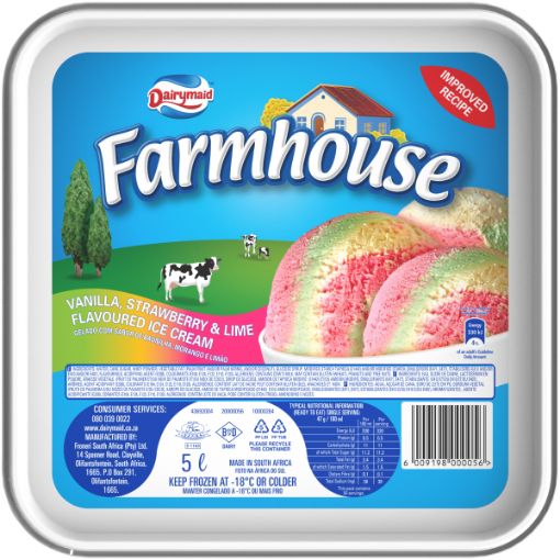 DAIRYMAID ICE CREAM FARMHOUSE RAINBOW