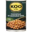 KOO CHICK PEAS IN BRINE 400G