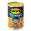 KOO BAKED BEANS IN TOM SAUCE LITE 410G