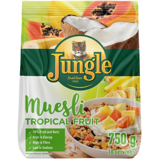 JUNGLE MUESLI TROPICAL 750G