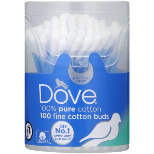 DOVE COTTON EAR BUDS IN TUB