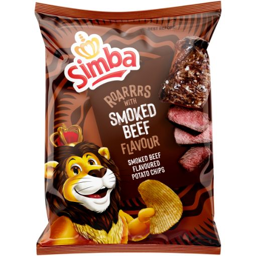 SIMBA CHIPS SMOKED BEEF 120G
