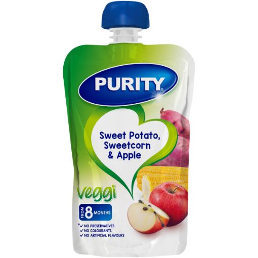 PURITY PUREED S/POTATO/APPL&SWTCR 110ML