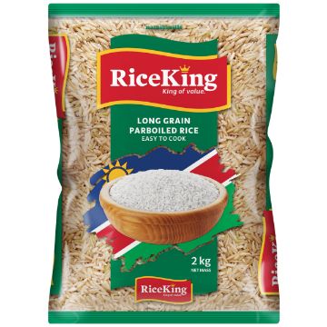 RICE KING PARBOILED RICE 2KG