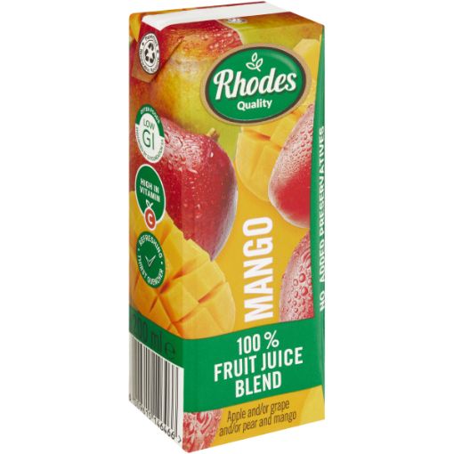 RHODES 100% FRUIT JUICE BLND MANGO 200ML