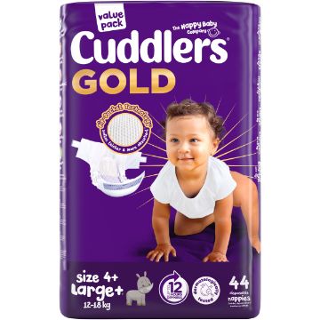 CUDDLERS GOLD DIAPERS VP S4+ 44EA