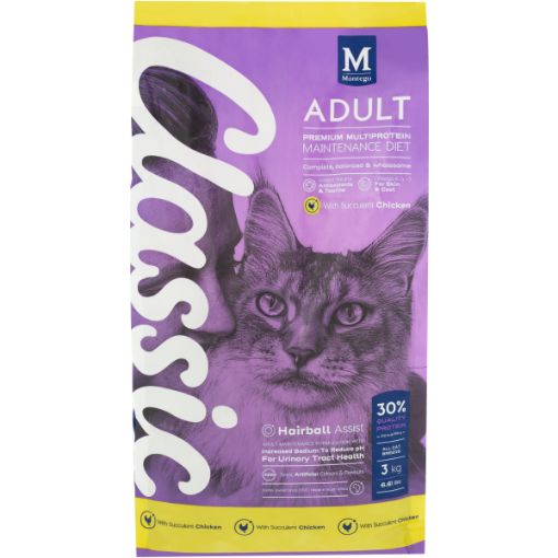 MONTEGO C/FOOD CLASSIC CAT CHICKEN 3KG