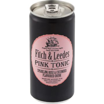 FITCH&LEEDES PINK TONIC CANS 200ML