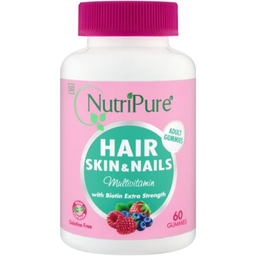 NUTRIPURE ADULTS HAIR SKIN & NAILS