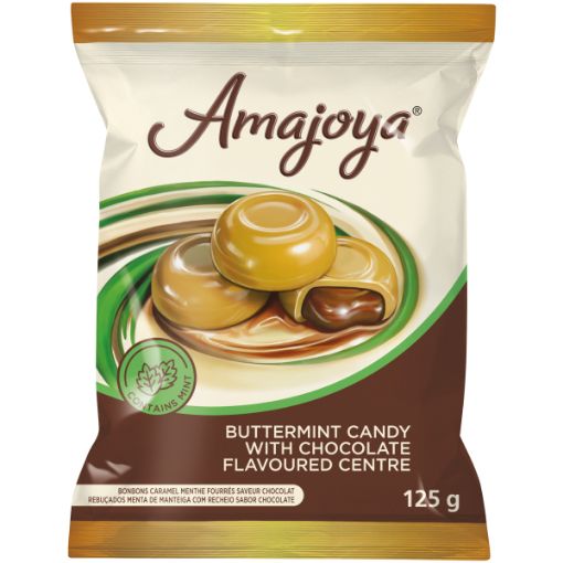 AMAJOYA SWEETS BUTTERMINT CHOC 125G