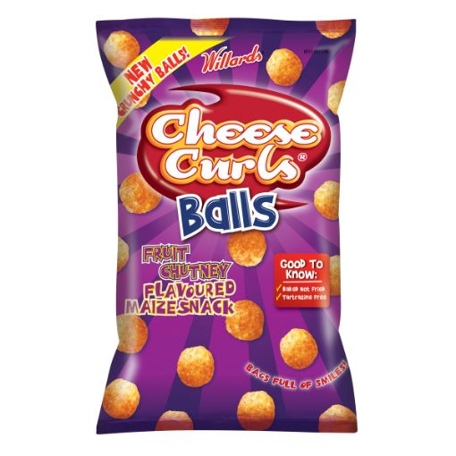 WILLARDS CHIPS CHS CURLS BALL CHUT 100G