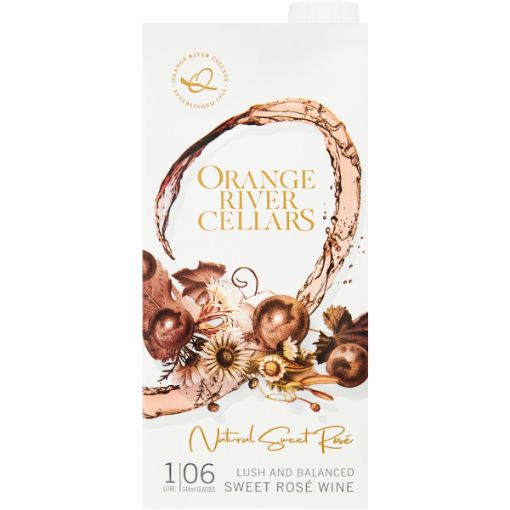 ORANGE RIVER WINE TETRAPAK SWEET ROSE