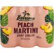BAHAMA PEACH MARTINI S/COOLER 440ML x 6