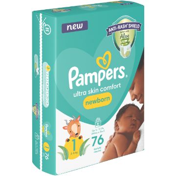 PAMPERS N/B DISPOSABLE DIAPERS V/P