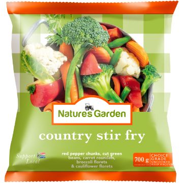 NATURES GARDEN COUNTRY MIX STIR FRY 700G