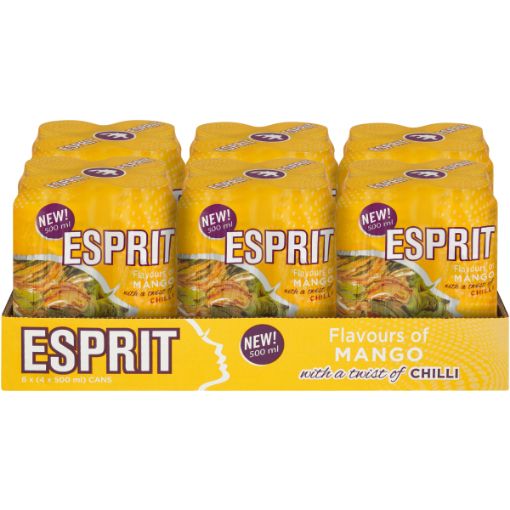 ESPRIT MANGO & TWIST OF CHILLI 500ML CAN x 24