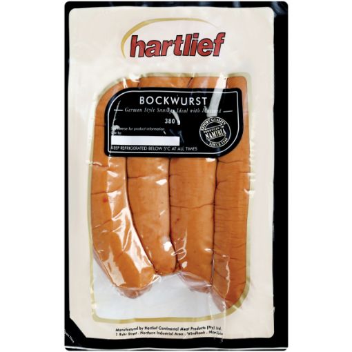 HARTLIEF BOCKWURST 380G