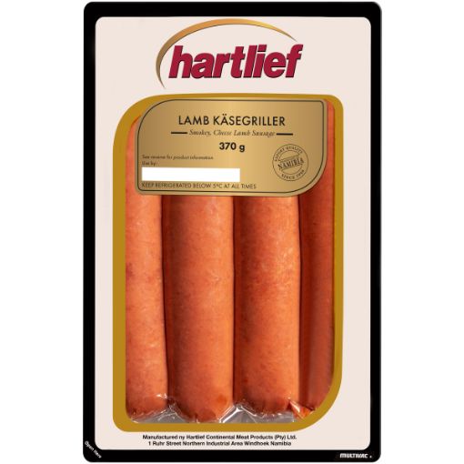 HARTLIEF LAMB KASEGRILLER 370G