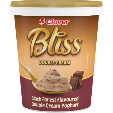 CLOVER YOGHURT BLISS D/C YOG BLK FOREST