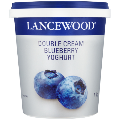LANCEWOOD YOGHURT D/C YOG BLUEBERRY  1 x 1KG