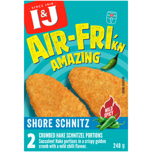 I&J SCHNITZEL MILD & SPICY  1 x 240G