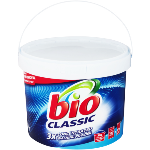 BIO CLASSIC WASHING POWDER BUCKET  1 x 3KG