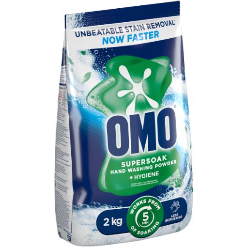 OMO HAND POWDER HAND WASHING POWDER HYGIENE  1 x 2KG