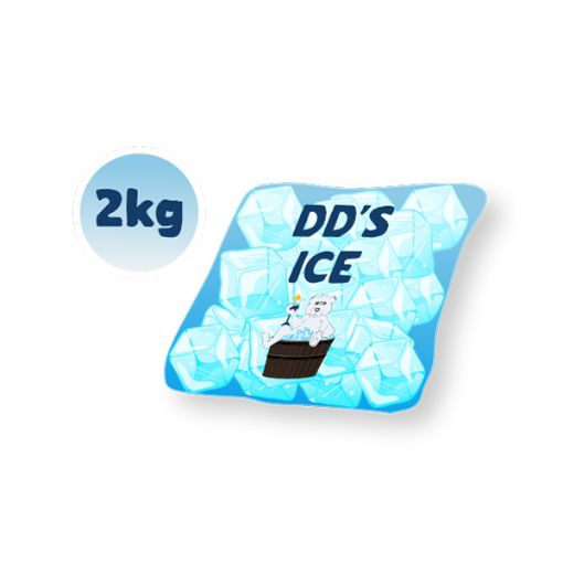 DD`S ICE BAG OF ICE  1 x 2KG