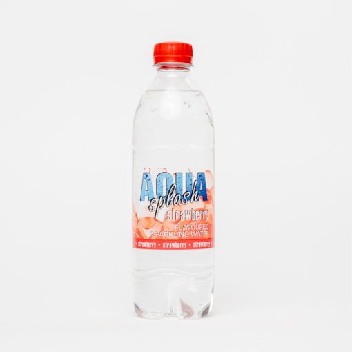 AQUASPLASH SPARK WATER STRAWBERRY  1 x 500ML