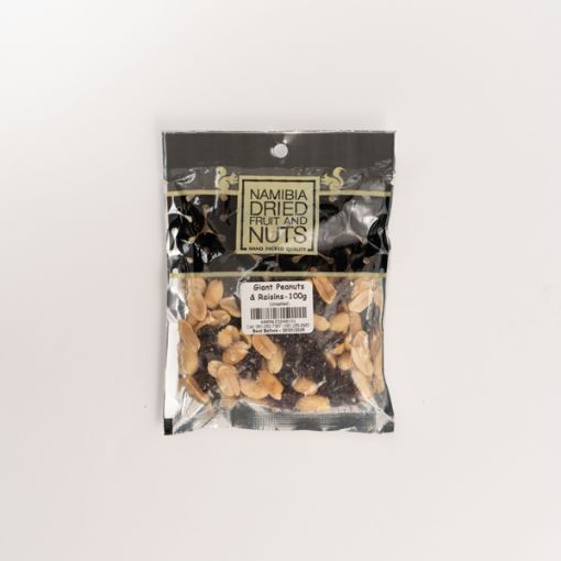 NAM DRIED FRUIT GIANT PEANUTS&RAISINS  1 x 100G