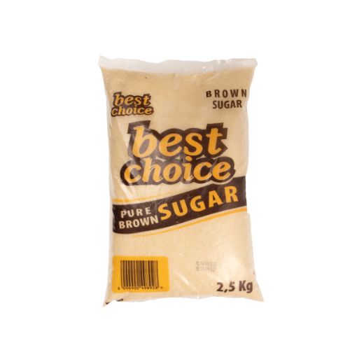 BEST CHOICE LIGHT BROWN SUGAR  1 x 2.5KG